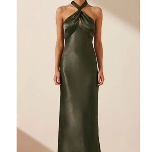 Shona Joy - La Lune High Neck Twist Maxi Dress